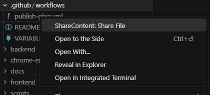 ShareContent Screenshot 1